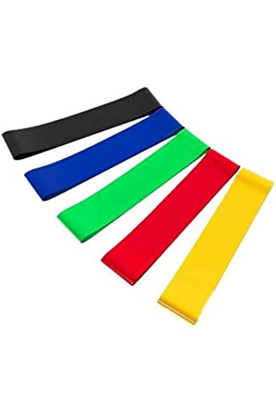 TRX Fitness Resistance Loop Exercise Bands with Carry Bag (Set of 5)