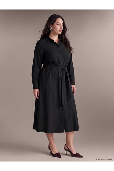 LC Waikiki Two Mt Shop Quality Lcw Curve Black Plain Standard & Regular Shirt...