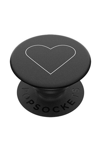 Popsockets 2 White Heart Black 800667 suport și stand pentru telefon - standard