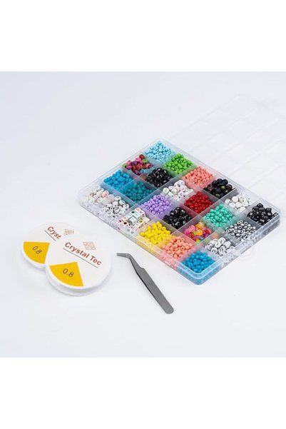 GENERAL Arabic Beads with 2 Rolls of Thread and Scissors 18-33-5478 from Fami...