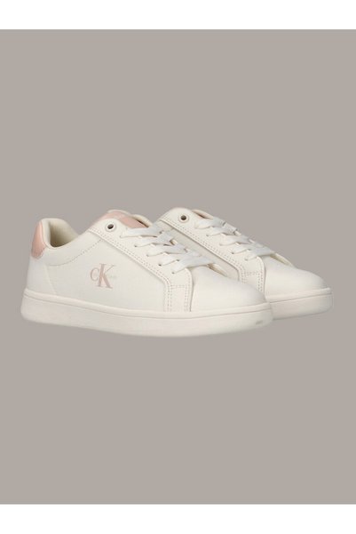 Calvin Klein Girls' Low Cut Laceup Sneakers