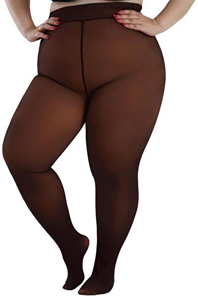 Spring Water Women Plus Size Fleece Lined Tights Leggings for Women Sheer