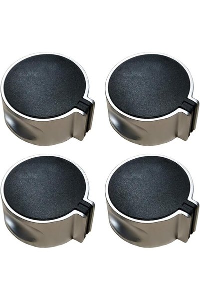 Generic 4pcs Zinc Alloy Gas Stove Knobs Metal Ignition Switch Buttons Control...