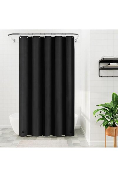 Barossa Design ستارة حمام شفافة مقاس 54×78 بوصة من مادة PEVA، مع 3 مغناطيسات ...