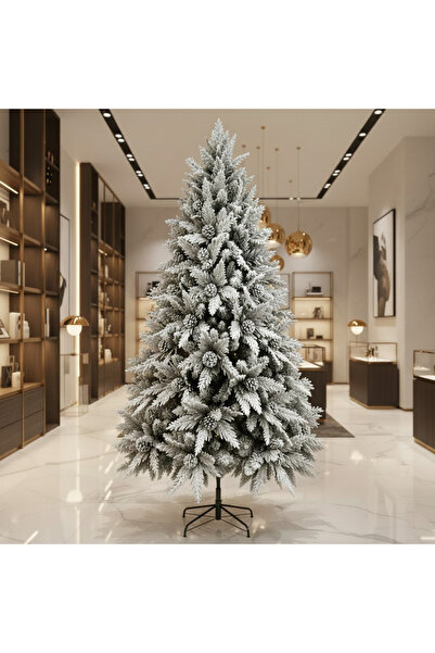 Alessandro DESIGN Brad Artificial GLEIS, 210 cm, 1200 vârfuri, Suport Metalic...