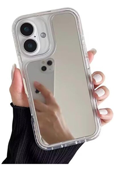 GENERAL Ztovra for iPhone 16 Mirror Case for Girls Women Phone Cover - Black