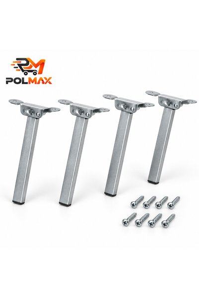 polmax Sofra Ayağı Yer Sofrası Için Metal Katlanır Ayak 20 Cm 4 lü Set