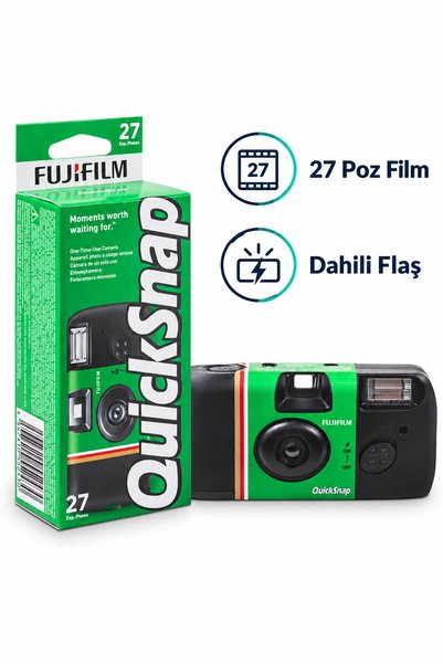 Fujifilm Quicksnap Flaşlı Çek At Kullan At Fotoğraf Makinası 27 pozluk 2027/05