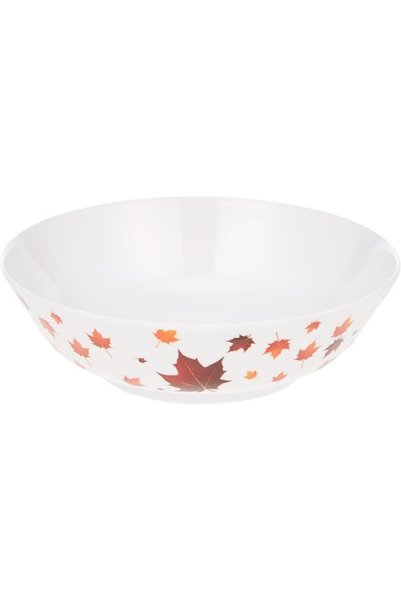 Dinewell Melamine White Serving Bowl, 21 Cm, White, Dwc2081W, 1 Pc