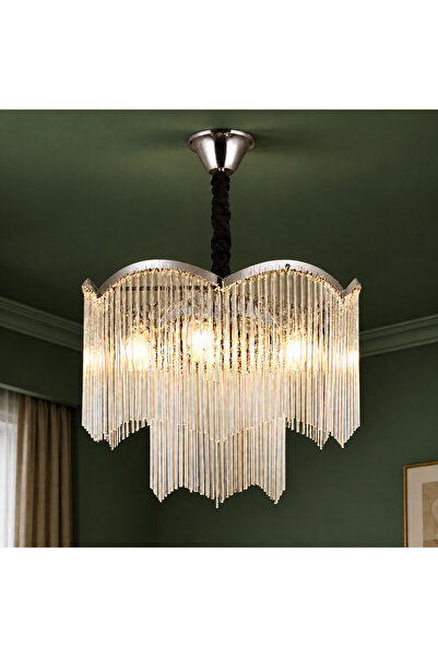 DIGITAL Merchandise Candelabru Cristal MEKELLE Magno, 10x E14, Diametru 60cm,...