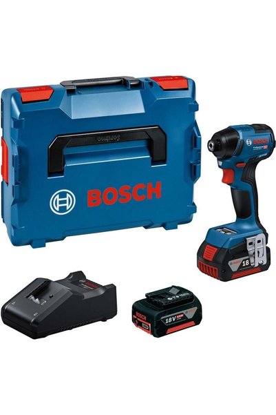 Bosch GDR 18V-220 C Çift Akülü 4 Ah Darbeli Somun Sıkma Makinesi