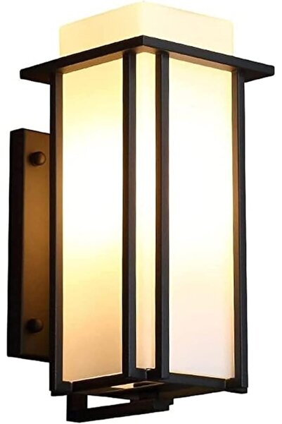 Generic Outdoor LED Wall Light 31cm Square Aluminum Bracket Lamp E27 Socket S...