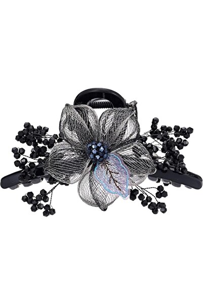 Sinide Rhinestones Hair Clips, Hand-woven Copper Wire Butterfly Clip Barrette...