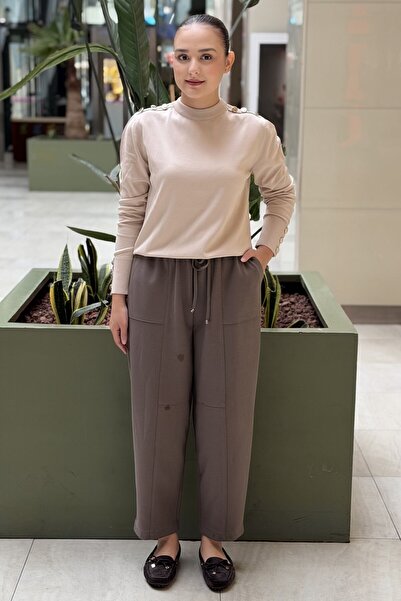 sentez giyim Sentez Stretch Carrot Leg Pants