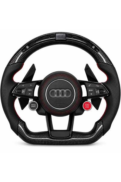 autogp Audi rs direksiyon simidi ledli carbon f1 vites+airbag