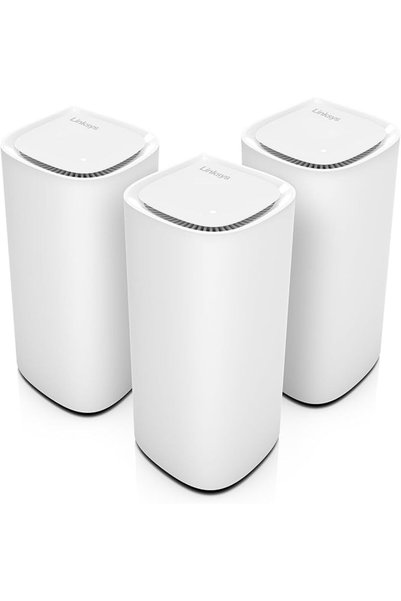 Linksys نظام Velop Pro WiFi 6E Mesh MX6202-KE ثلاثي النطاق - 6 جيجاهرتز 5.4 ج...