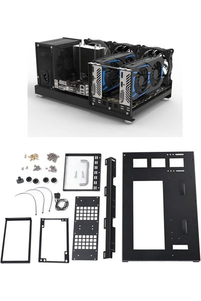 GENERAL ATX Computer Case, Micro ATX Case for ATX,M ATX, ITX Motherboards,360...