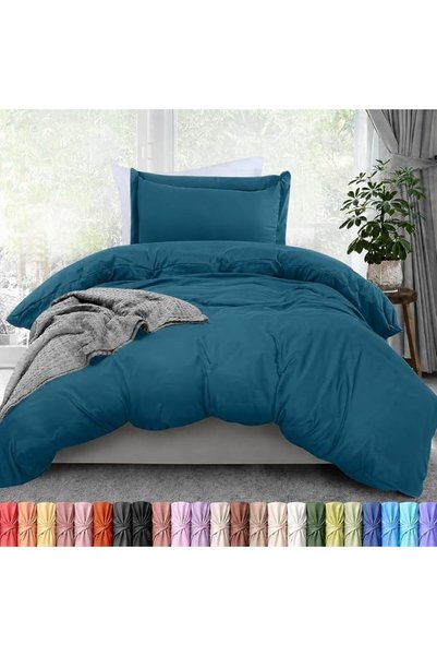 Utopia Bedding طقم غطاء لحاف مقاس كاليفورنيا كينج - غطاء لحاف واحد مع 2 غطاء ...