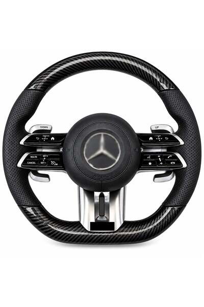 autogp Mercedes amg 2021 direksiyon simidi carbon f1 vites+cruze control+airbag