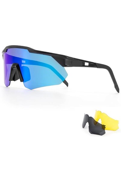 TERRIFI Polarized Cycling Glasses for Men and Women, UV400 Sports Sunglasses ...