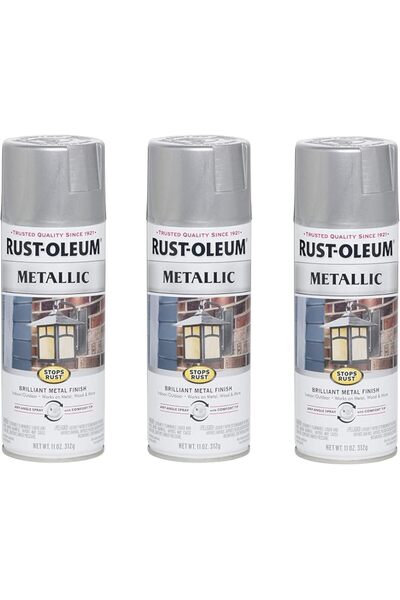 rusticceramic طلاء رذاذ معدني من Rust-Oleum 248636 لوقف تكون الصدأ، 11 أونصة،...