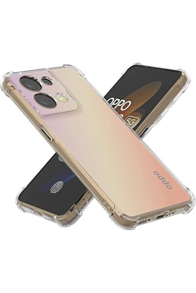 GENERAL غطاء هاتف شفاف مناسب لـ Oppo Reno8 Pro، نحيف ومرن، مقاوم للصدمات، مقا...