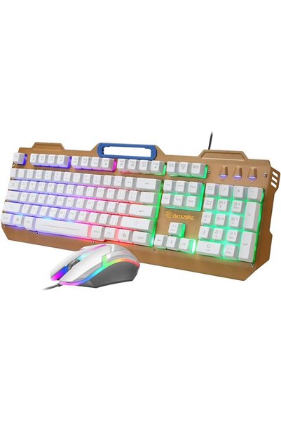 Datazone gaming keyboard and mouse ergonomic design suitable for work and pla...