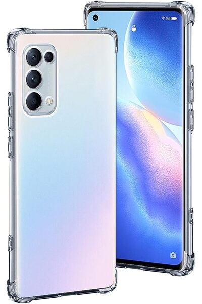 GENERAL Fit for Oppo Reno 5 Pro 5G Clear Phone Case Cover,Soft Slim Fit, Shoc...
