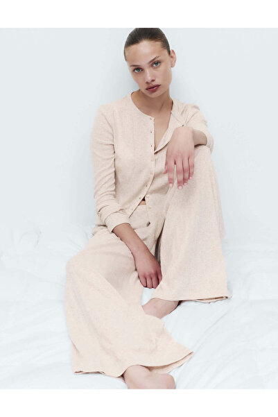 Marks & Spencer Pamuk Karışımlı Pointelle Pijama Altı