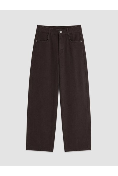 LC Waikiki Barrel Fit Girls' Gabardine Trousers