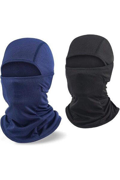 Yelajoy 2 PCS Balaclava Face Mask, UV Protection Ski Mask for Men Women, Brea...
