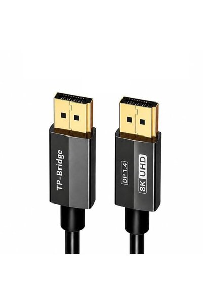 TP-BRIDGE كابل DisplayPort 1.4 [8K@60Hz، 4K@120Hz، 2K@144Hz] كابل DP إلى DP ع...