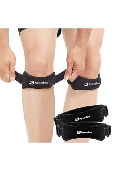 GENERAL Patella Tendon Knee Strap 2 Pack - Adjustable Knee Strap for Knee Pai...
