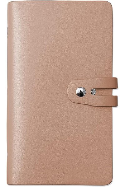 GENERAL حامل بطاقات RFID، منظم بطاقات العمل الجلدي مع 96 فتحة للبطاقات، واقي ...