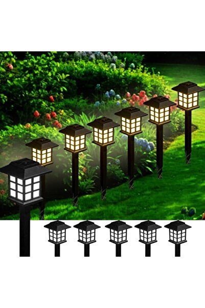 Yelajoy 6 Pack LED Solar Outdoor Lights, Outdoor Garden & Courtyard Solar Pat...