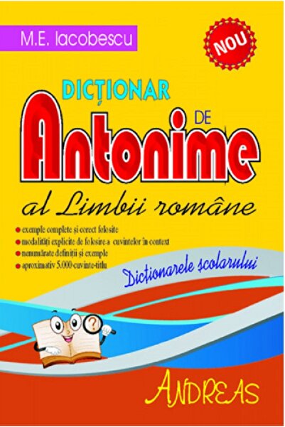 Andreas Dictionar de antonime al limbii romane - M.E. Iocobescu