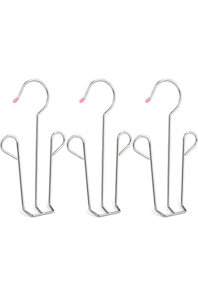 Generic [Pack of 3 pcs] Shoes Hanger，Stainless Steel Hanger,Stainless Steel S...