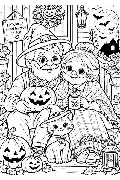 COZY RELAXATION Cozy Halloween. Descoperă noua carte de colorat pentru relaxare din colectia recent apărută pe piața din România.