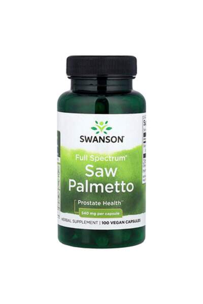 Saw Palmetto, 540 mg, 100 Vegan Kapsül