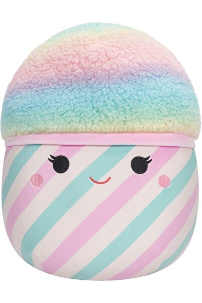 Squishmallows دمية قطنية ناعمة جدًا على شكل بيفين الوردية والزرقاء بطول 12 بو...