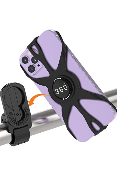 Generic Bike Phone Holder, 360° Rotatable Bicycle Phone Mount, Motorcycle Han...