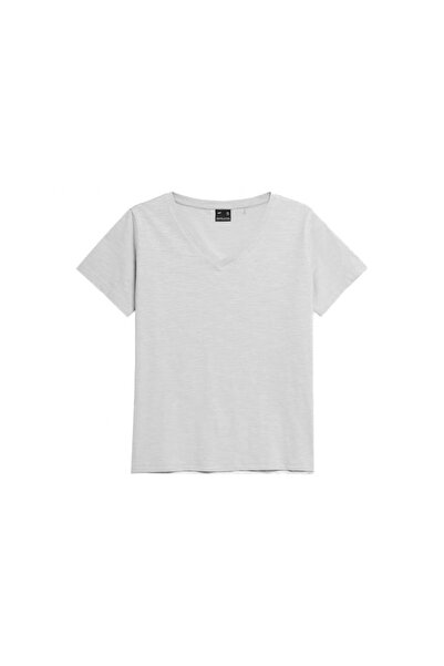 4F Tricou W 4FSS23TTSHF582 gri deschis