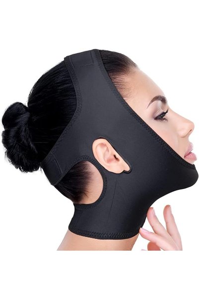 Bukela Neck and Chin Compression Garment Wrap, Post Surgical Chin Strap Banda...