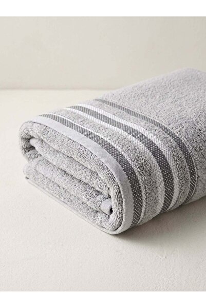 Home Prime White Rose American Loom Bath Towel 85x170 cm Light Grey
