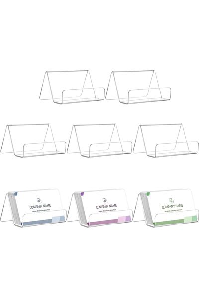 Generic حامل بطاقات عمل أنيق للمكتب، تصميم أنيق، عرض بطاقات عمل من الأكريليك ...