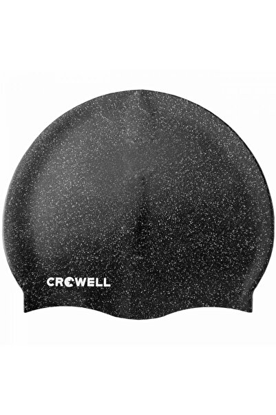 CROWELL Cască de înot din silicon reciclat Pearl, Negru, Col. 1