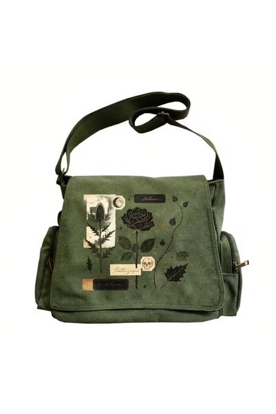 Toum Estetska torba za poruke sa štampanim motivom, unisex
