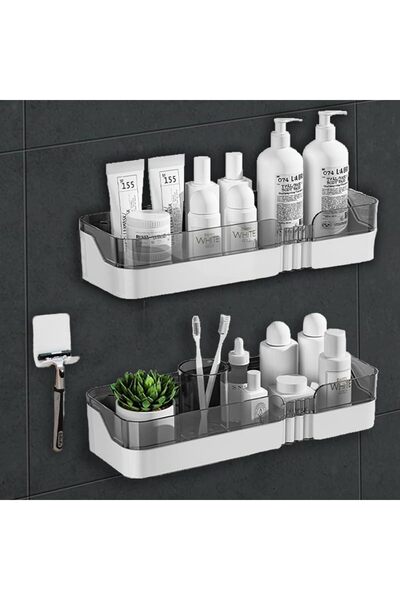 Generic Shower Caddy Bathroom Shower Shelves 2 Pcs: Adhesive Shower Organizer...