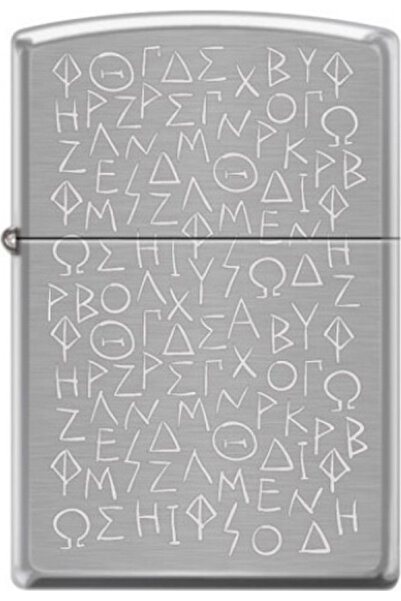 Zippo Αναπτήρας - Ελληνικά Γράμματα 200-071158