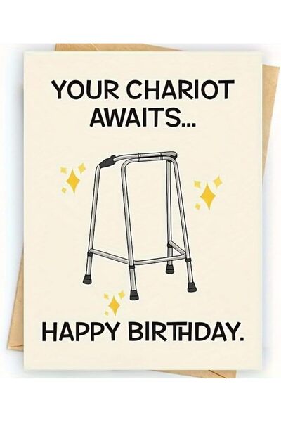 Generic Modern Birthday Card - 4.7 x 7.1 inches